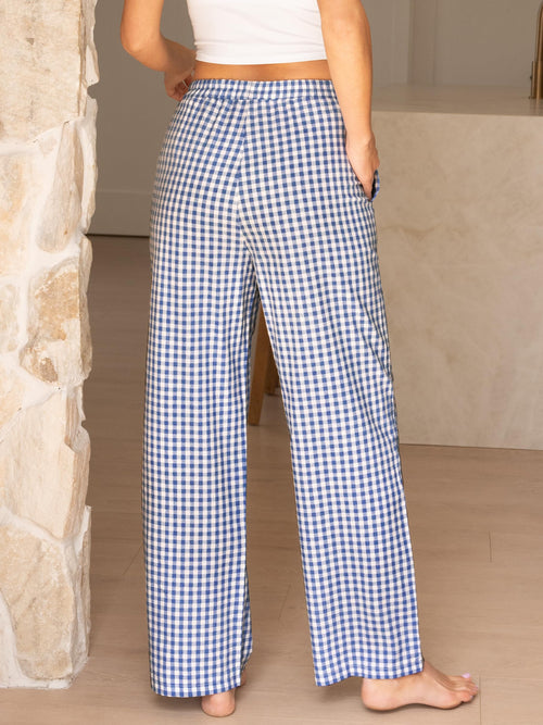 Soft Hour | Gingham Lounge Pants